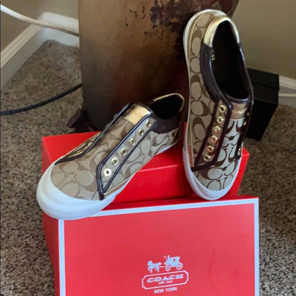 Coach Felix Sneaker  khaki/gold